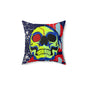 Cyberpunk Skull Art Pillow