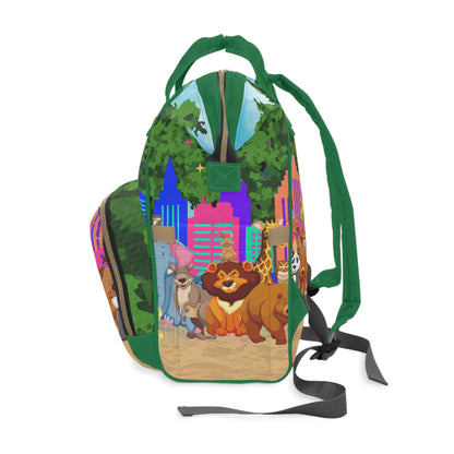 City Animals Multifunctional Diaper Backpack