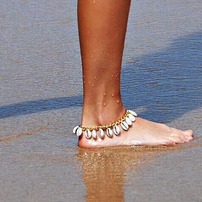 Shell Pendant Anklet