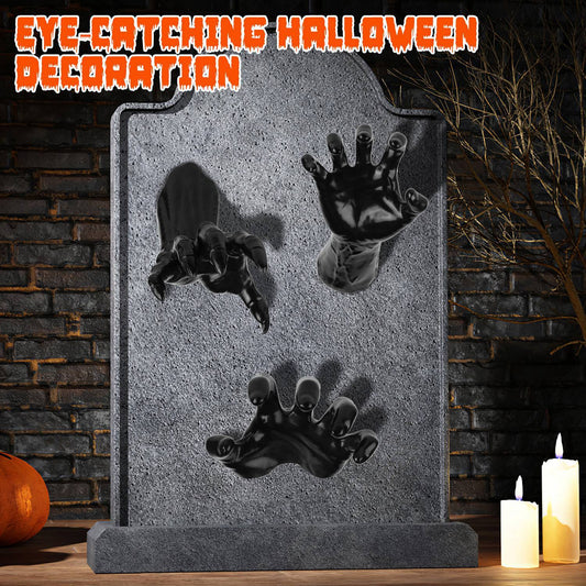 Gothic Candle Hands – Halloween Wall Decor (Set of 3)