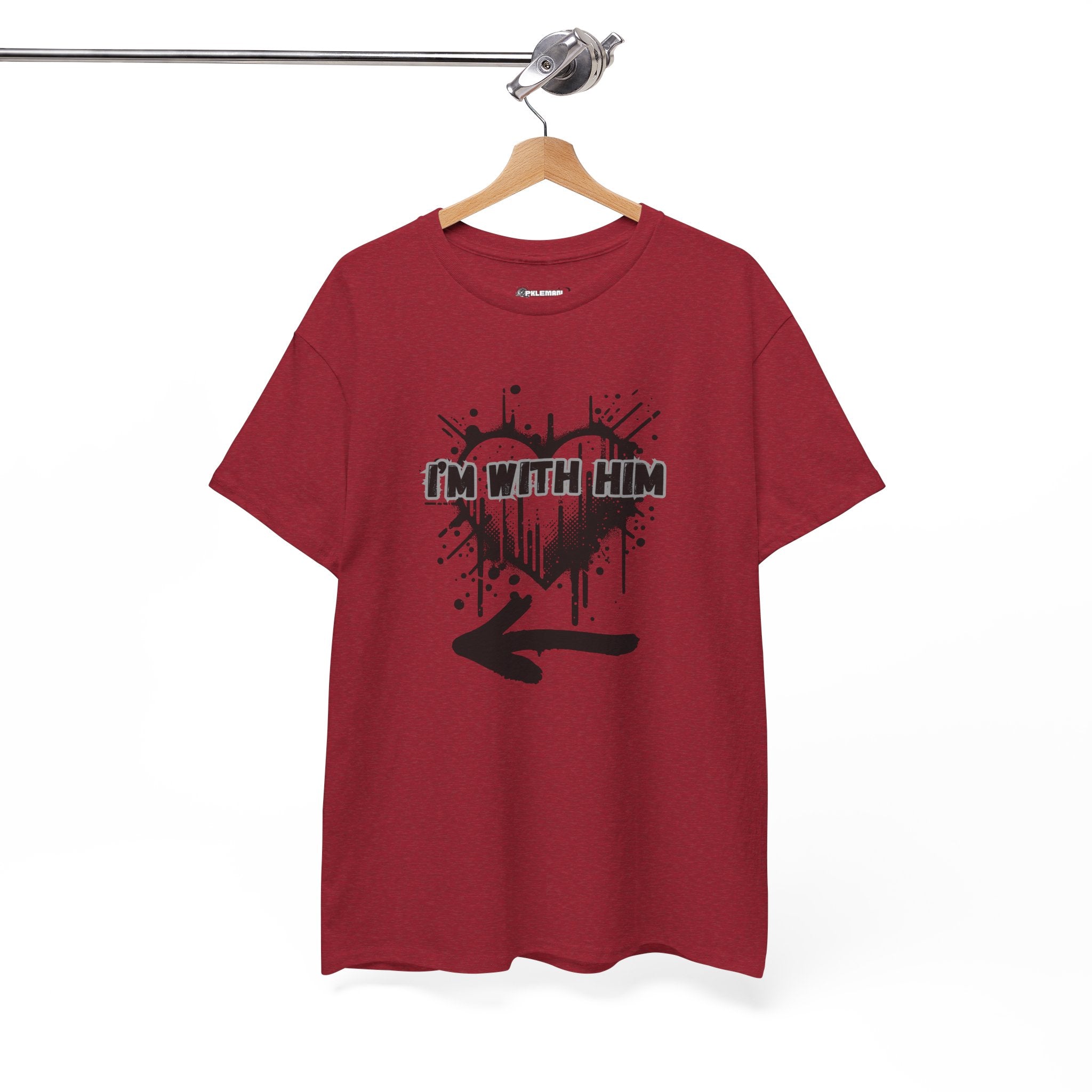Couples Graphic Tee - "I'm With Him"