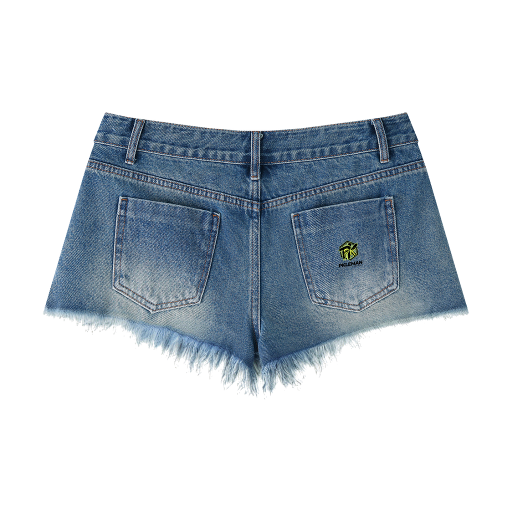 Women's Drama Queen Vintage Wash Raw Hem Denim Shorts