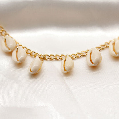 Shell Pendant Anklet