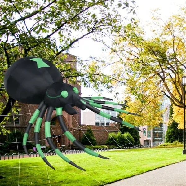 6FT Giant Inflatable Spider – Creepy-Crawly Halloween Yard Decor