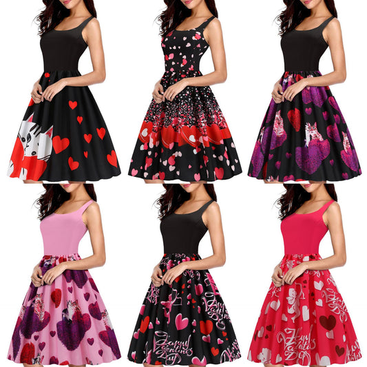 Valentines Day Swing Dress