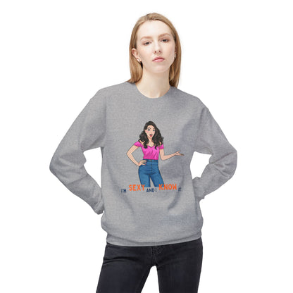 I'm Sexy and I Know It Fleece Crewneck Sweatshirt