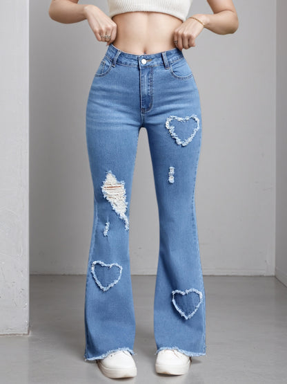 HeartFlare High-Stretch Denim