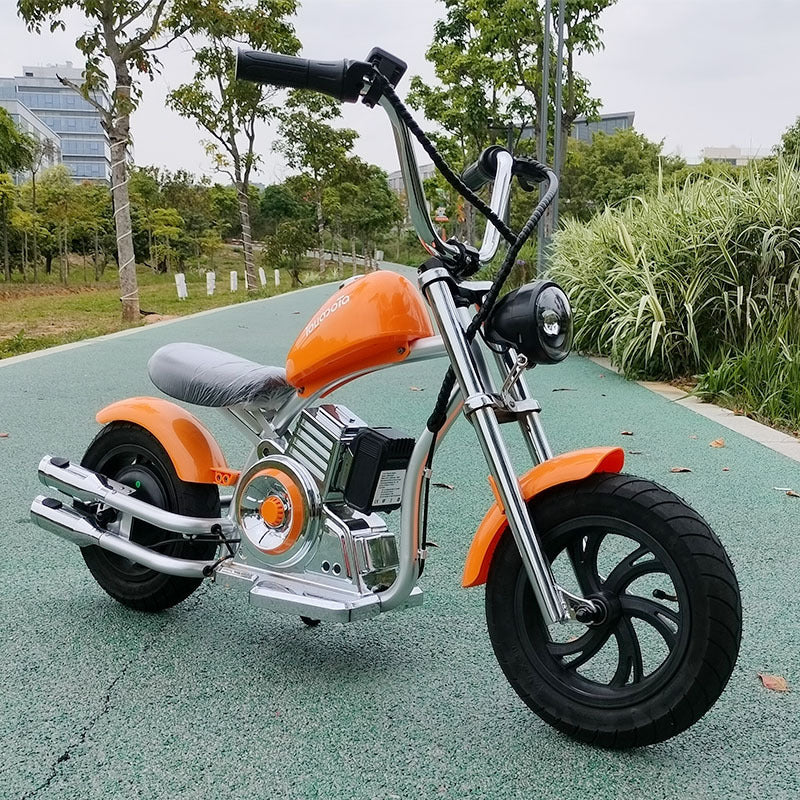 MotoZoom 12" Electric Chopper – 24V Ride-On Motorcycle for Kids
