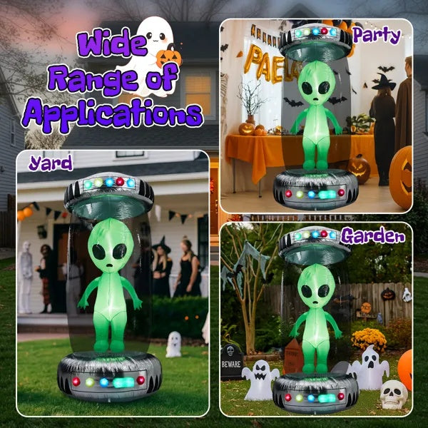 Cosmic Creeper – 8FT UFO Blow-Up with RGB LEDs