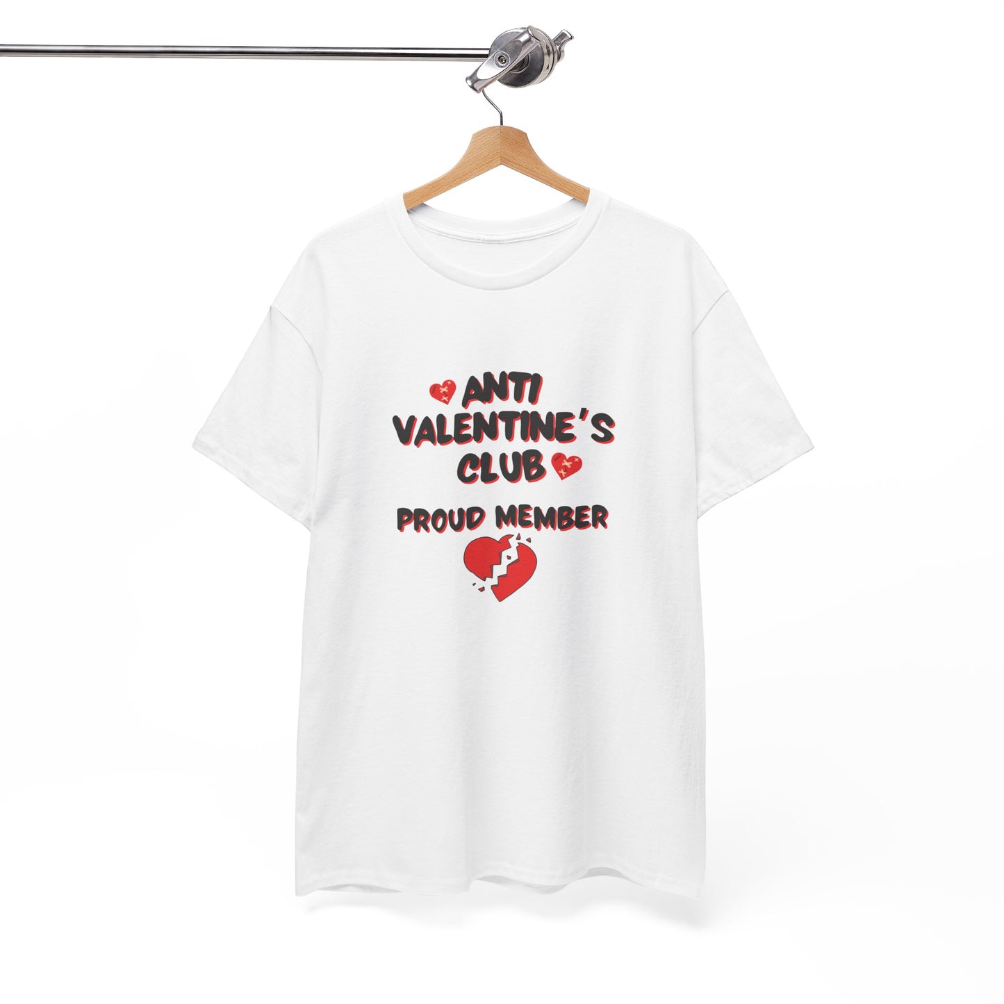 Anti Valentine’s Club Unisex Heavy Cotton Tee