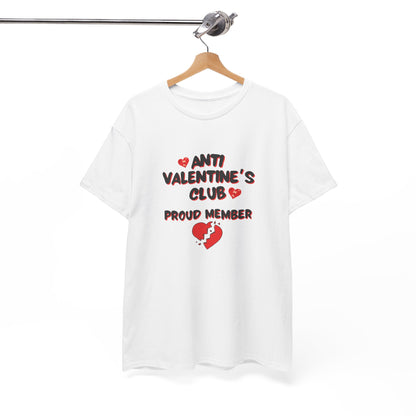 Anti Valentine’s Club Unisex Heavy Cotton Tee