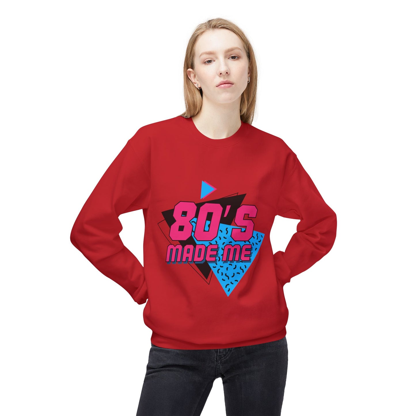 Retro 80's Made Me Crewneck Sweatshirt