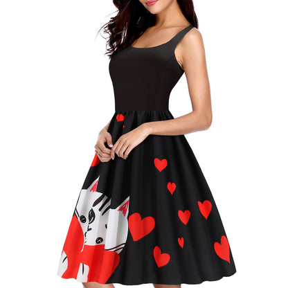 Valentines Day Swing Dress