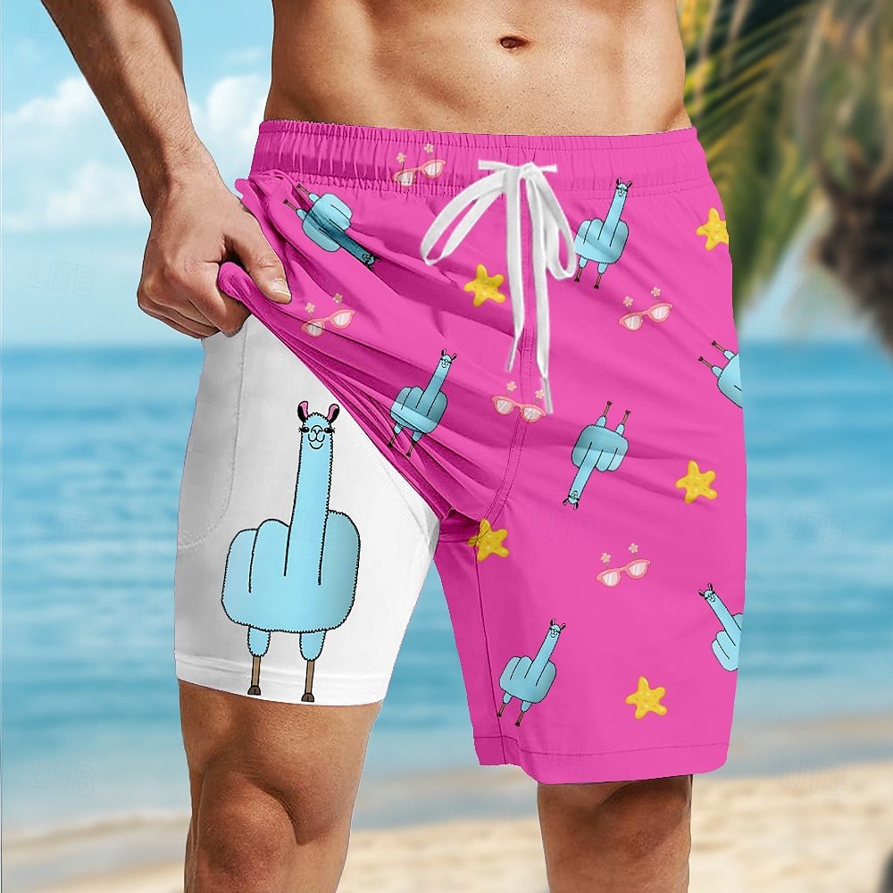 Island Duck Tropical Beach Shorts