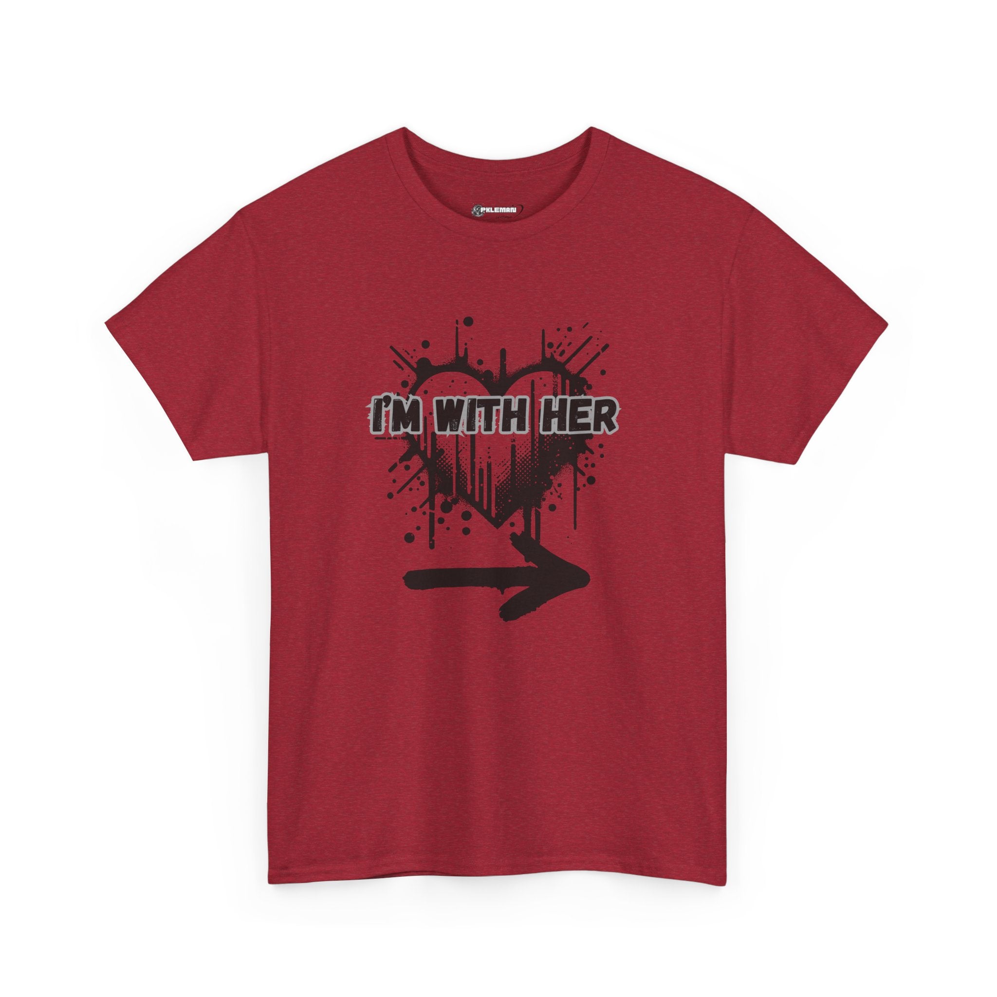 Couples Graphic Tee - "I'm With Her"
