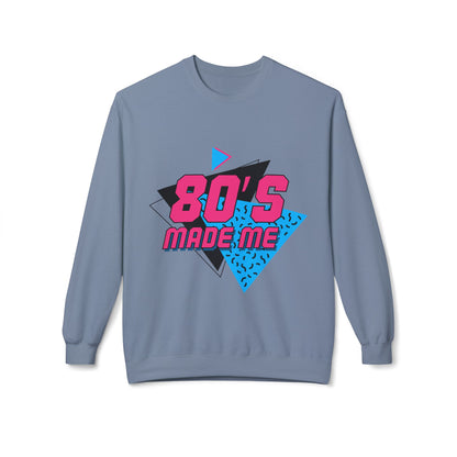Retro 80's Made Me Crewneck Sweatshirt