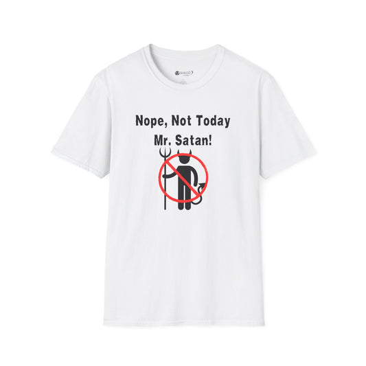 Nope Not Today Mr. Satan Unisex T-Shirt | Funny Graphic Tee