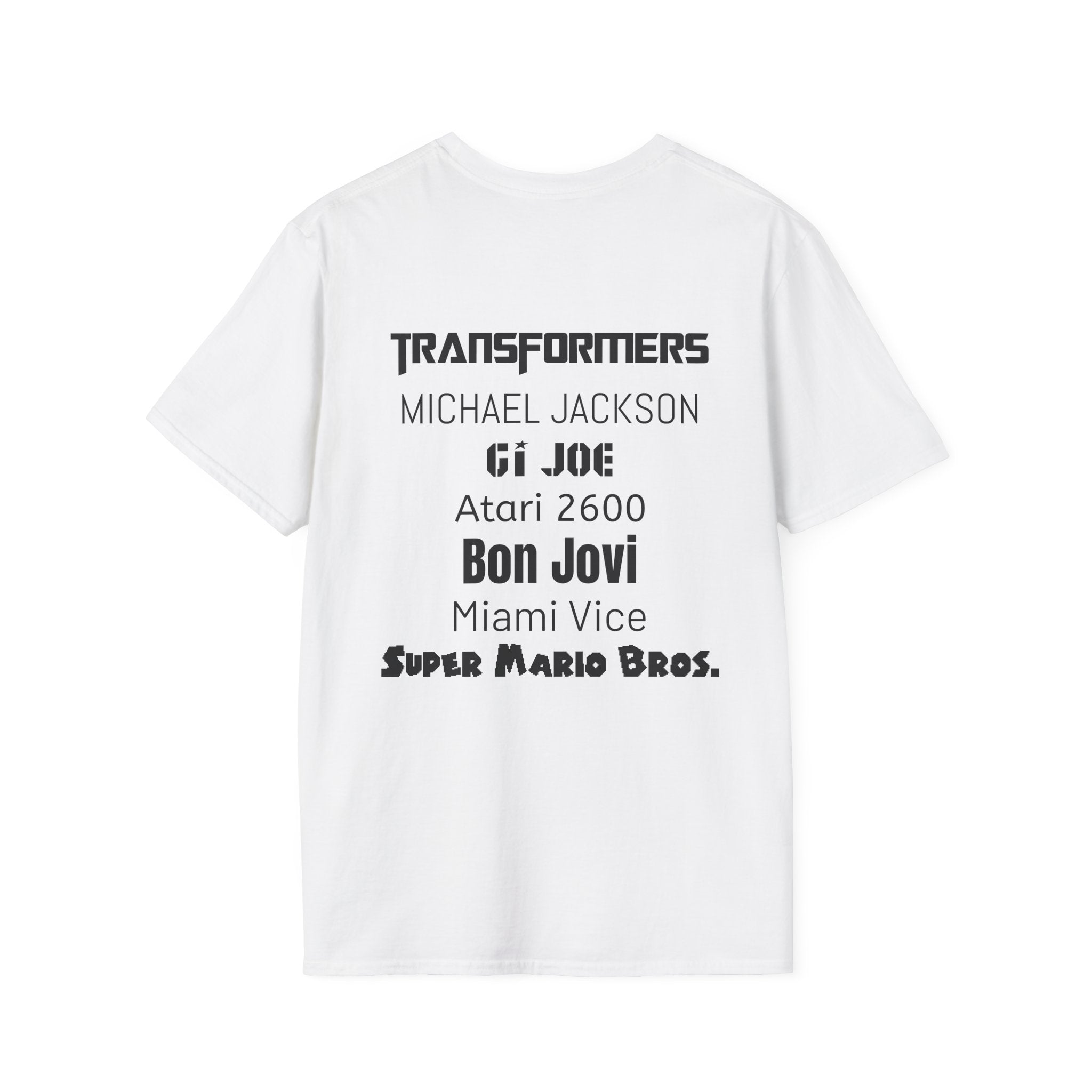 80’s Made Me — The Icons That Built a Generation Unisex Softstyle T-Shirt
