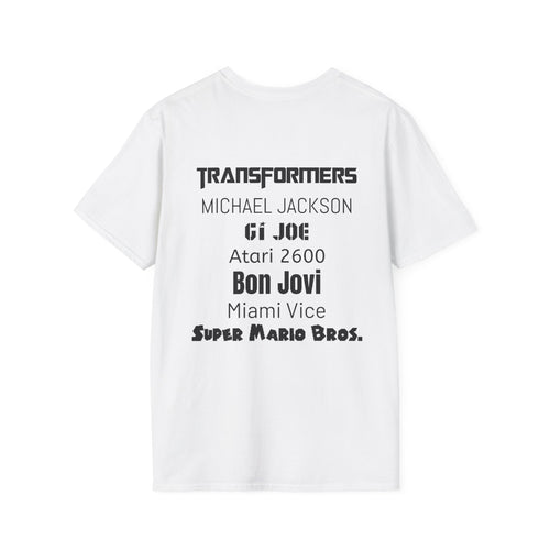 80’s Made Me — The Icons That Built a Generation Unisex Softstyle T-Shirt