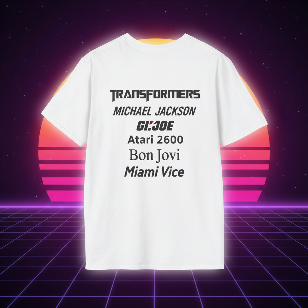 80’s Made Me — The Icons That Built a Generation Unisex Softstyle T-Shirt