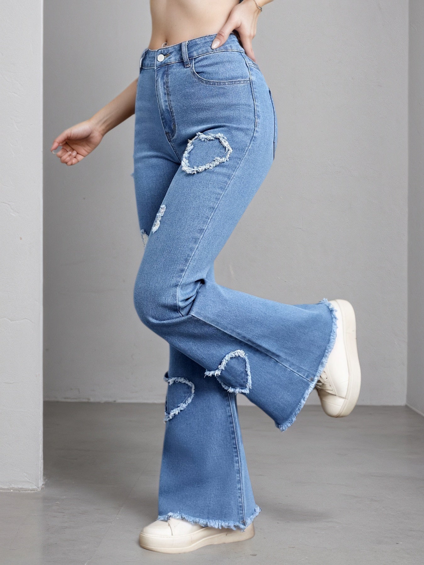 HeartFlare High-Stretch Denim