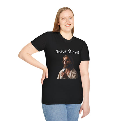 Jesus Shaves Softstyle T-Shirt