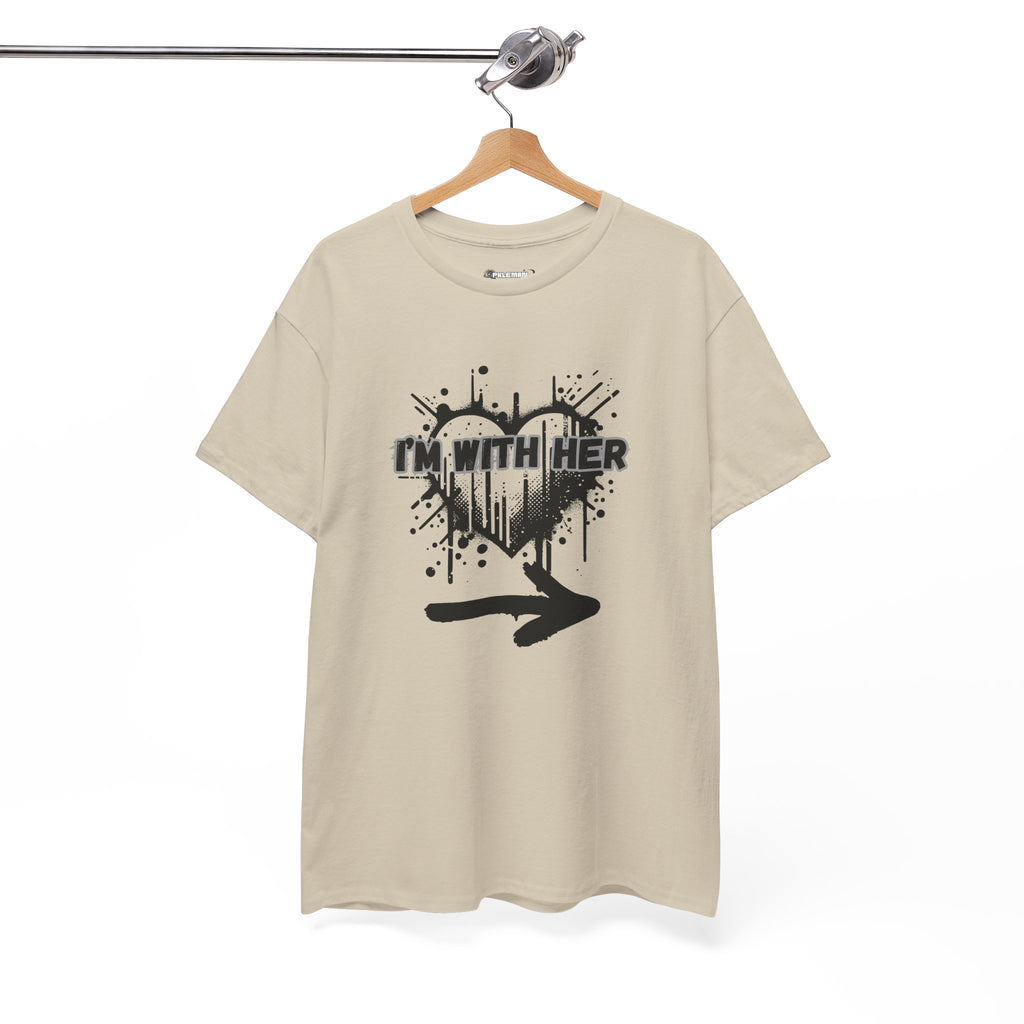 Couples Graphic Tee - "I'm With Her"