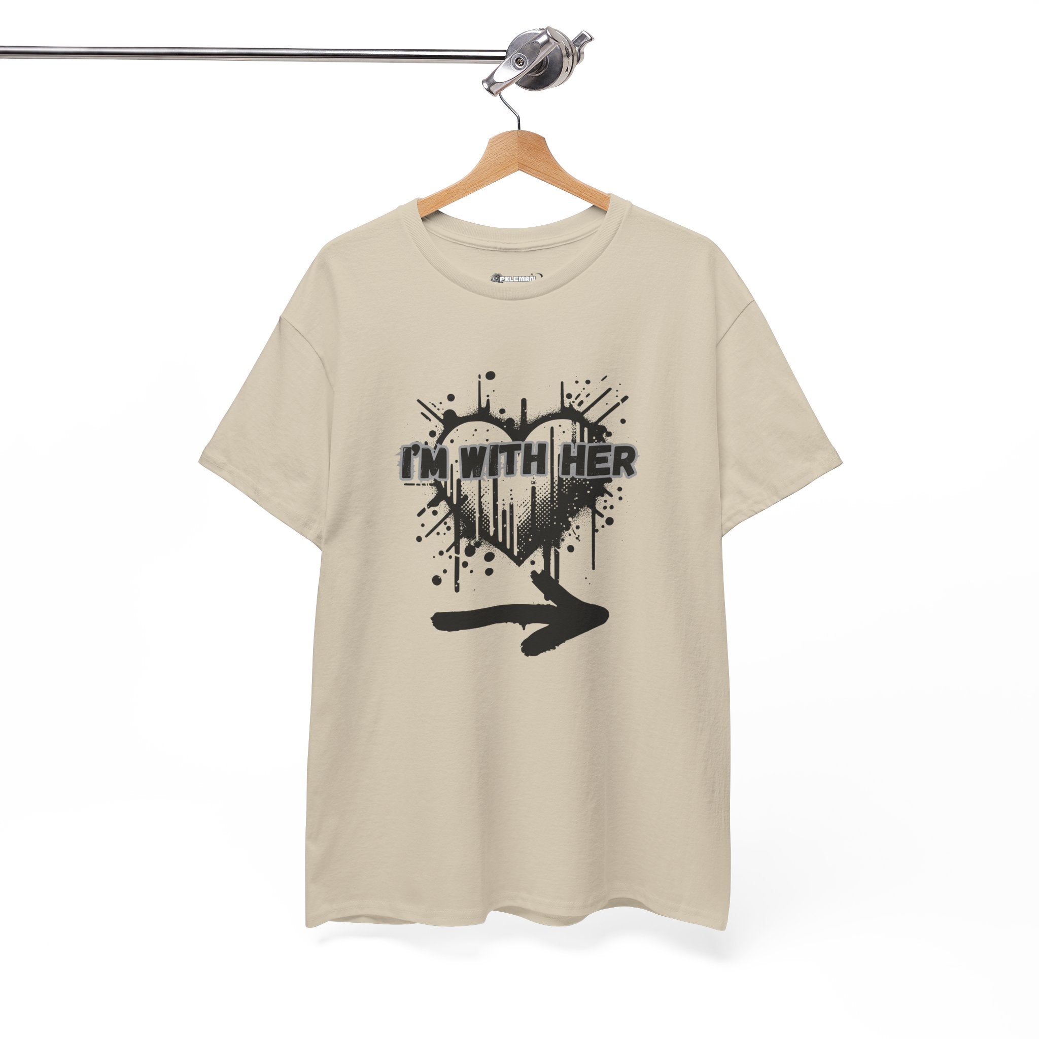 Couples Graphic Tee - "I'm With Her"