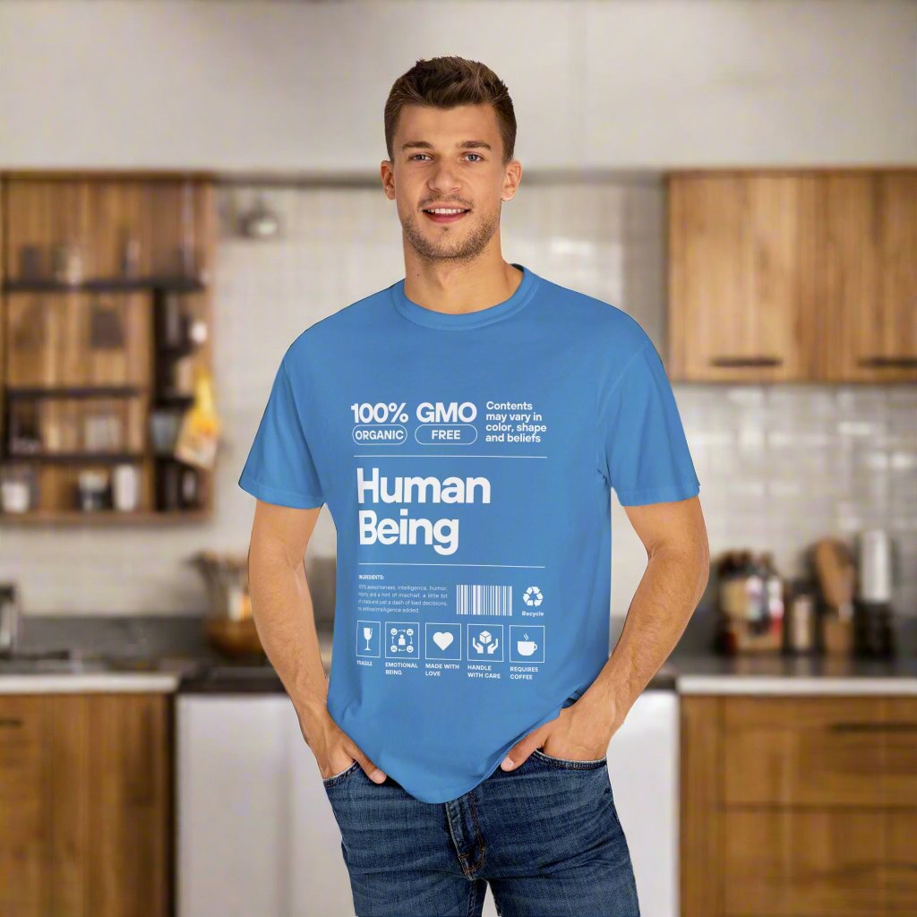 Human Being Garment-Dyed T-shirt