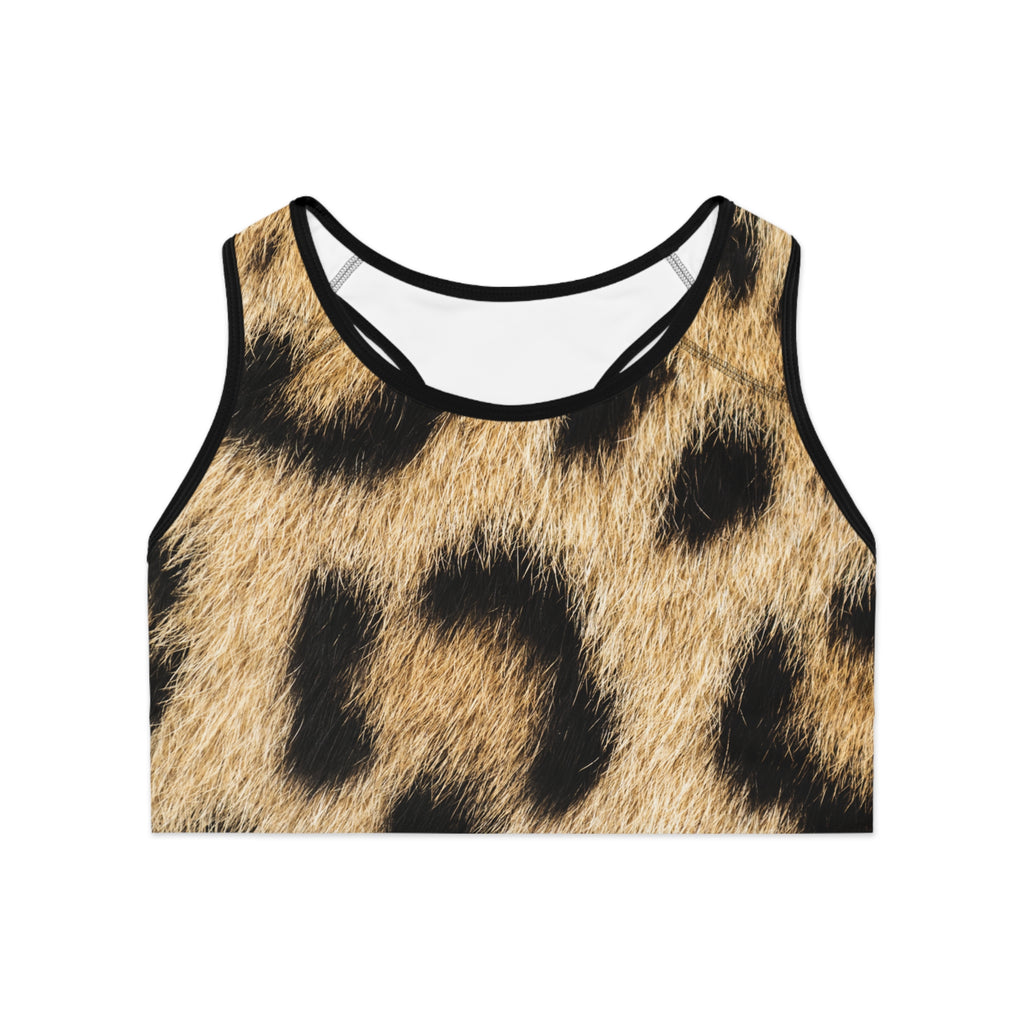 Leopard Print Sports Bra