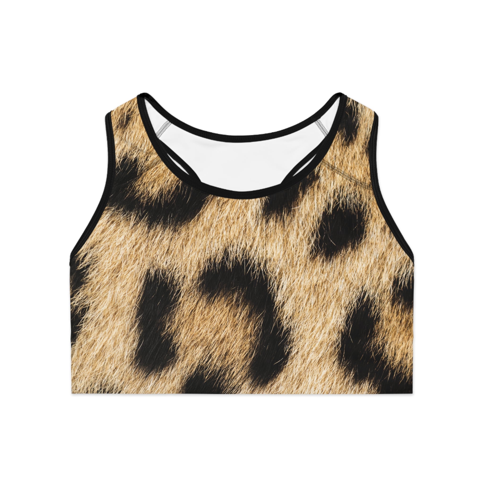 Leopard Print Sports Bra
