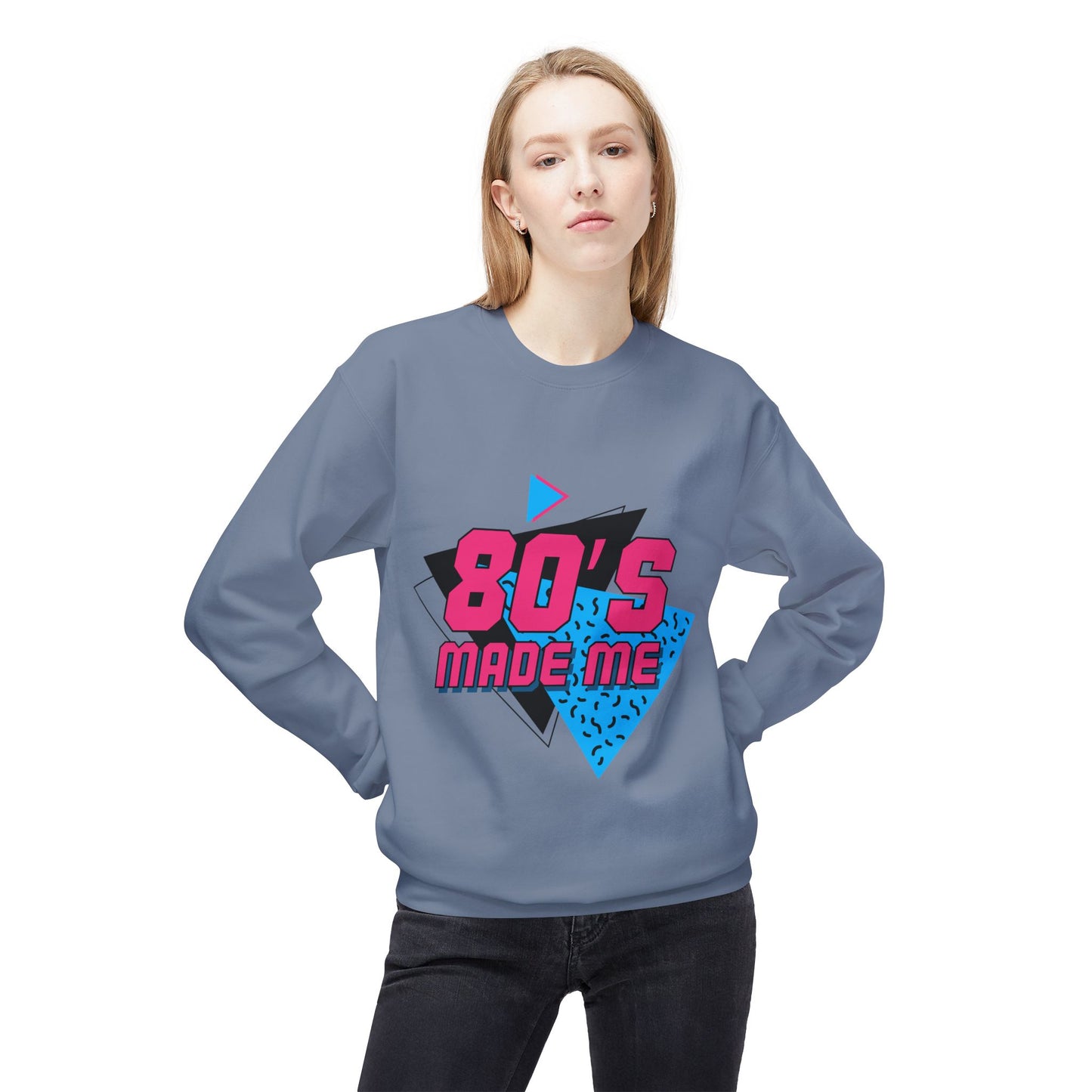 Retro 80's Made Me Crewneck Sweatshirt