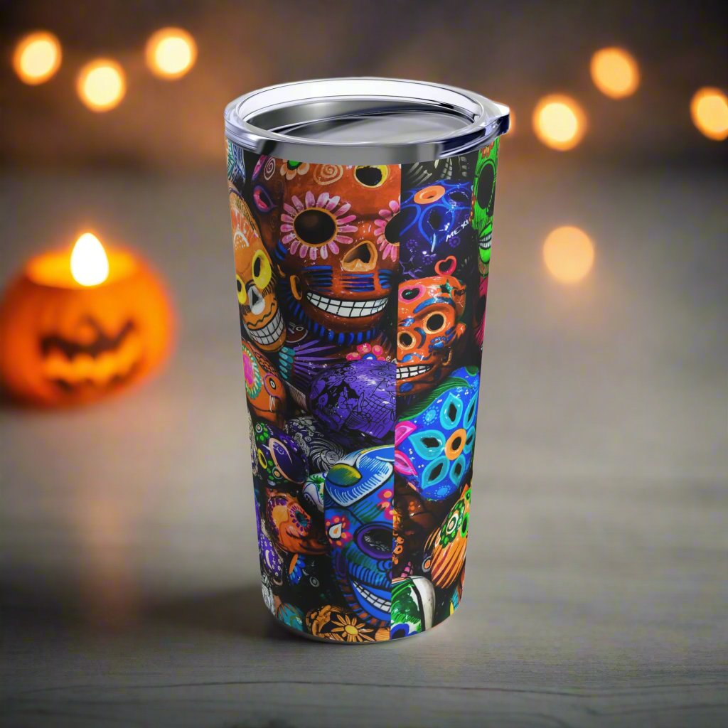 Sugar Skulls Tumbler 20oz