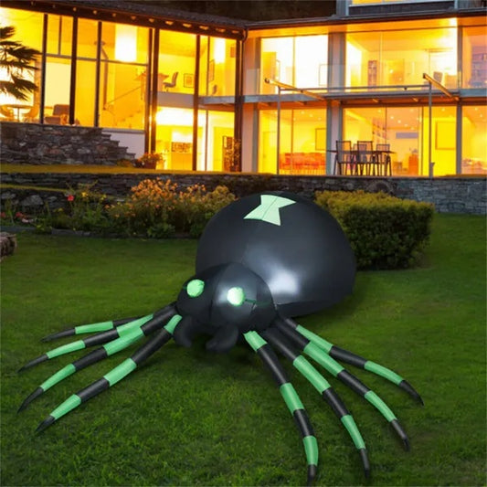6FT Giant Inflatable Spider – Creepy-Crawly Halloween Yard Decor