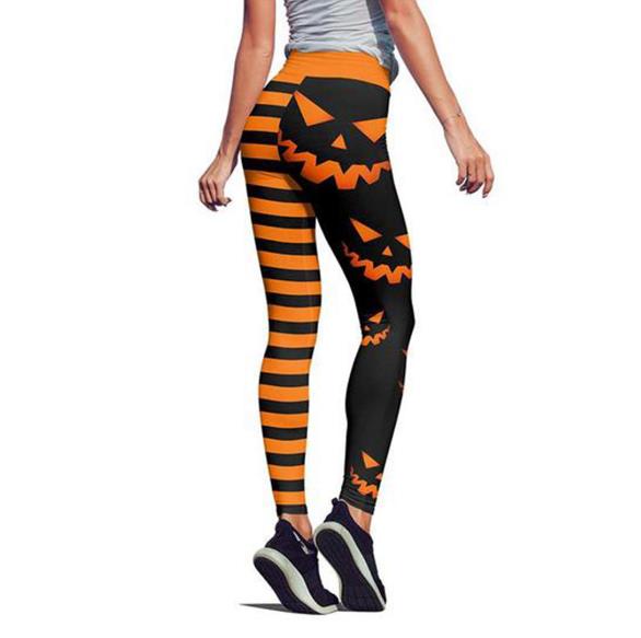 Sexy Halloween Pumpkin Pants