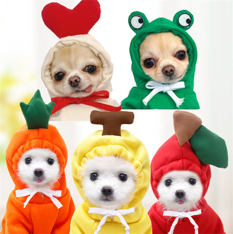 Cute Fruit Pet Hoodie