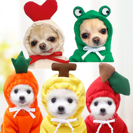 Cute Fruit Pet Hoodie