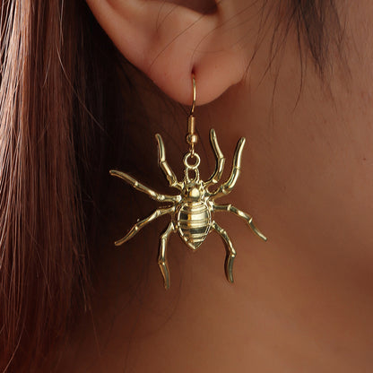 Metal Spider Earrings