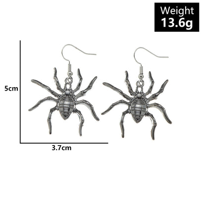 Metal Spider Earrings