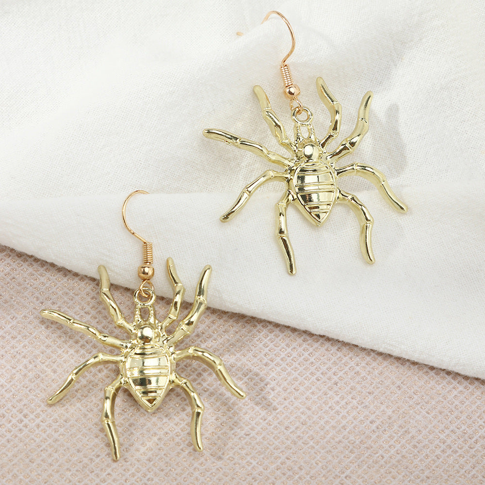 Metal Spider Earrings