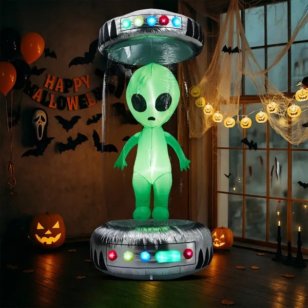 Cosmic Creeper – 8FT UFO Blow-Up with RGB LEDs