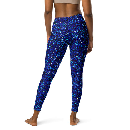 Midnight Glitter Yoga Leggings