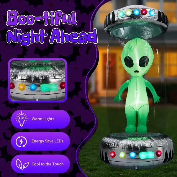 Cosmic Creeper – 8FT UFO Blow-Up with RGB LEDs
