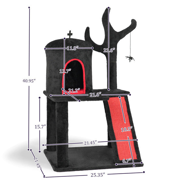 Halloween Cat Tower Cat Tree