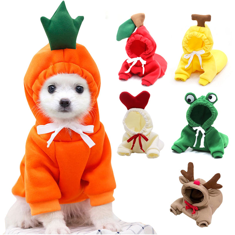 Cute Fruit Pet Hoodie