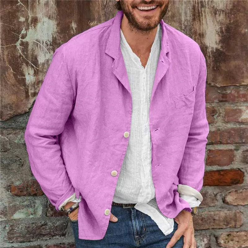 Men’s casual blazer with relaxed urban fit and soft fabric  