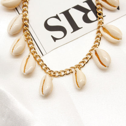 Shell Pendant Anklet