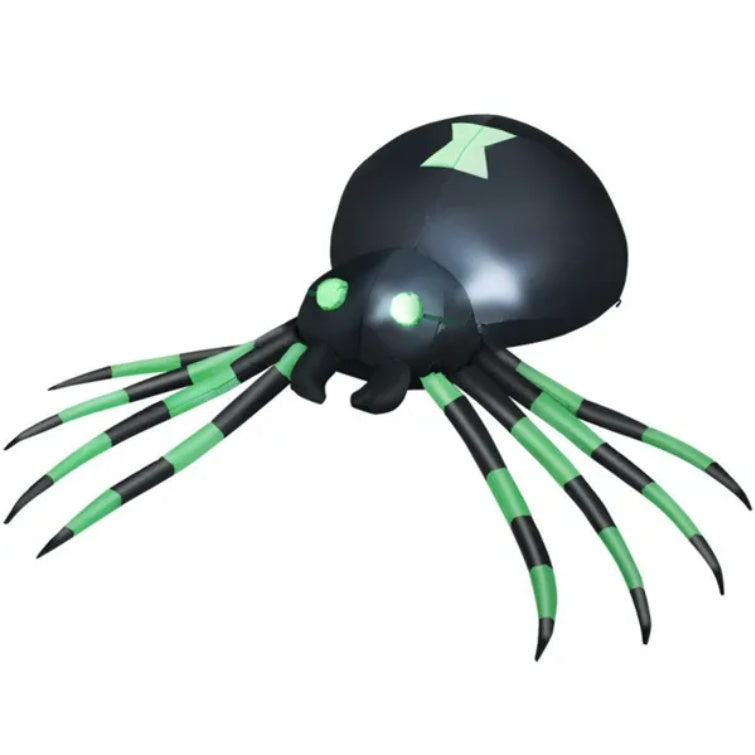 6FT Giant Inflatable Spider – Creepy-Crawly Halloween Yard Decor