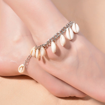 Shell Pendant Anklet