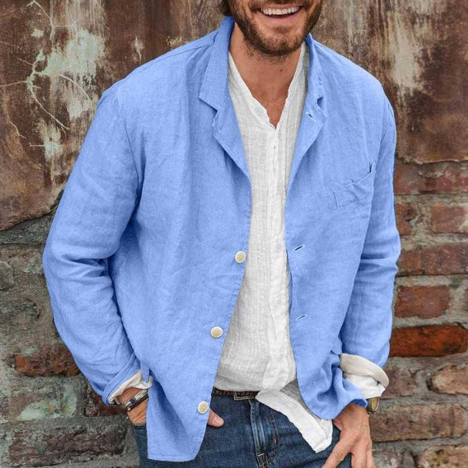 Urban Comfort blazer showing loose fit and modern silhouette  